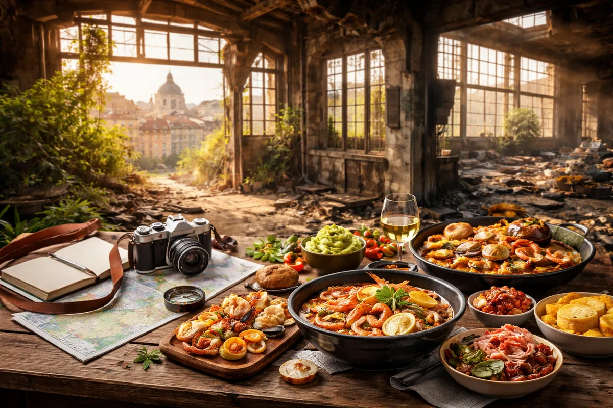 Comment découvrir des destinations de voyage à travers la gastronomie et l'urbex