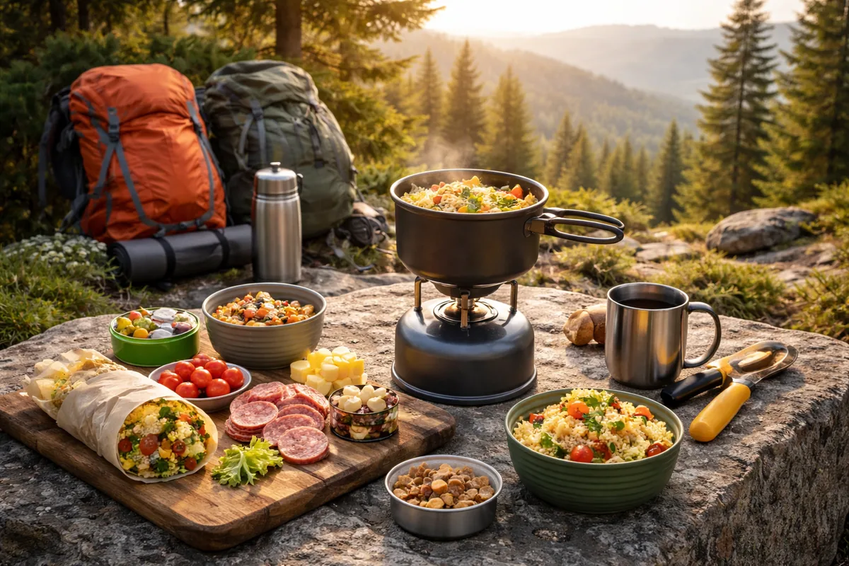 Comment préparer des repas en plein air pour une randonnée réussie